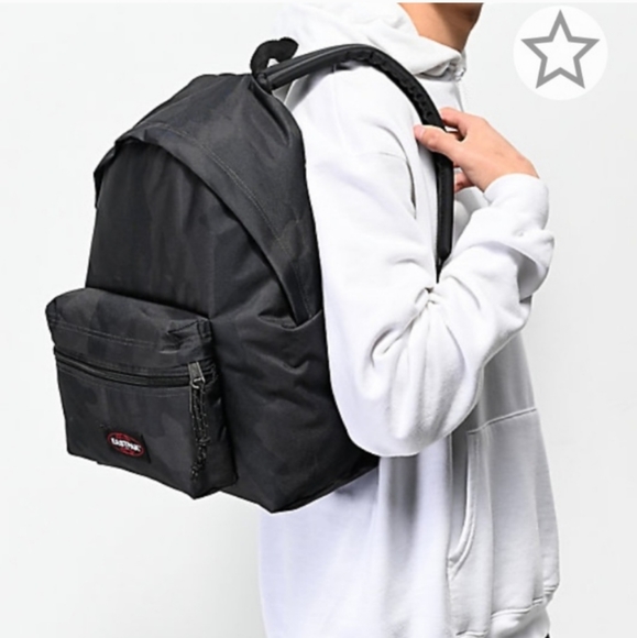 Eastpak Black Camo Padded Laptop Backpack - Picture 2 of 7